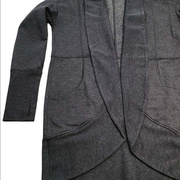 EDDIE BAUER - Open Front Cardigan Sweater Dark Heather Gray - S - Picture 7 of 14